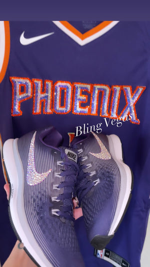 Customized Bling Devin Booker SUNS Basketball Jersey