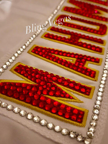 Image of Custom Bedazzled Jerseys Jerseys DEPOSIT.  Rhinestone Bling Sports Jersey (Pics are examples) *Please Read Full Description -Any Team, Sport