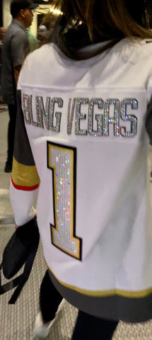 Image of Custom Bedazzled Jerseys Jerseys DEPOSIT.  Rhinestone Bling Sports Jersey (Pics are examples) *Please Read Full Description -Any Team, Sport