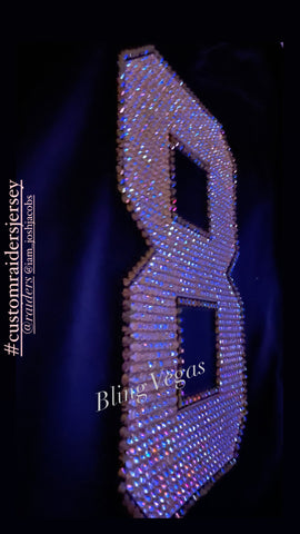 Image of Custom Bedazzled Jerseys Jerseys DEPOSIT.  Rhinestone Bling Sports Jersey (Pics are examples) *Please Read Full Description -Any Team, Sport