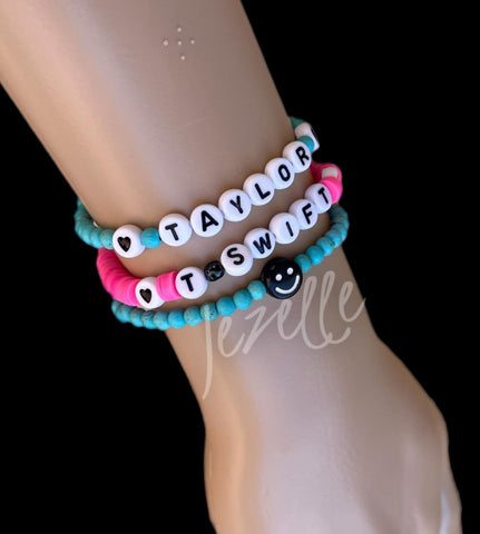 Image of Taylor Swift Friendship Bracelets | Assorted Bead Swiftie Bracelets | Eras Tour Bracelets | Friendship Bracelets