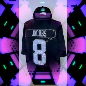 Custom Bedazzled Jerseys.  Rhinestone Bling Sports Jersey (Pics are examples) *Please Read Full Description. This is a deposit only.