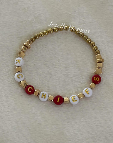 Image of SPORTS team beaded Bracelets